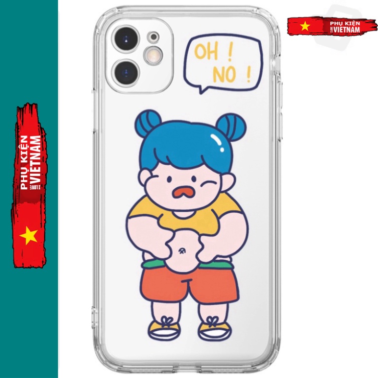 Ốp lưng iphone 6, 6s plus, 7 8 Plus, X, XS, XR, XSMAX, 11 , 12, 13 PROMAX TRONG BÉ bụ bẫm PKVN