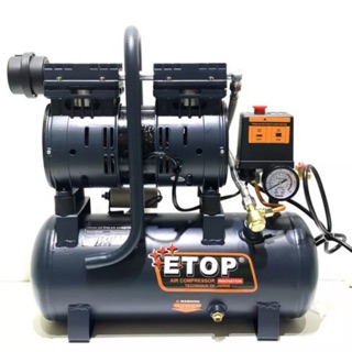 Máy nén khí sạch mini bình 9L ETOP - nén khí chống ồn