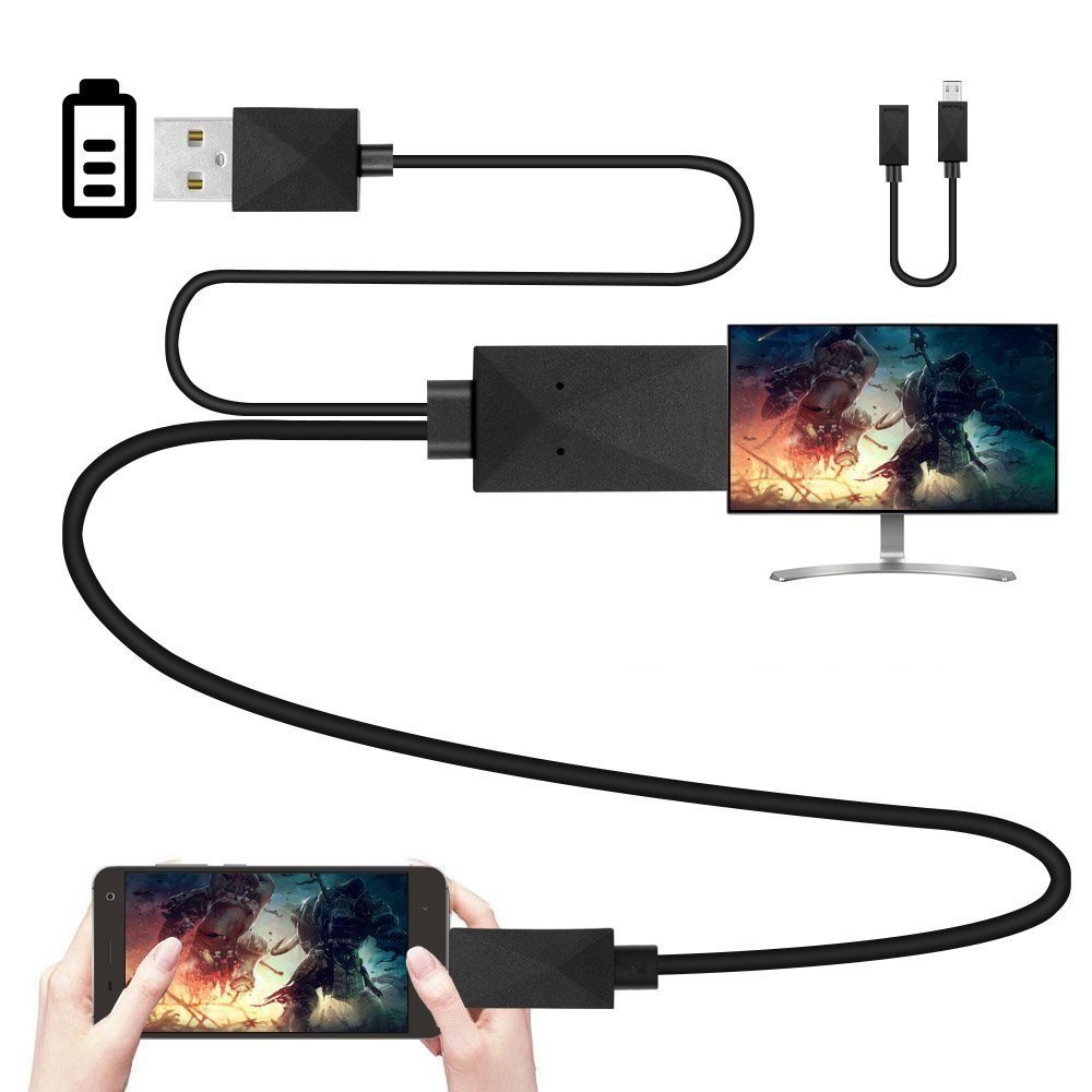 Cáp Chuyển Đổi Mhl Micro Usb Sang Hdmi 1080p Hd Tv Android 5pin 11pin