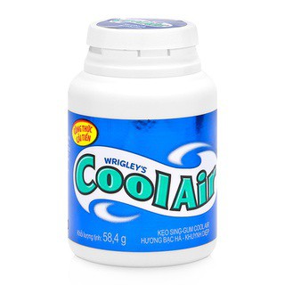 🌸lốc kẹo sing-gum cool air hương bạc hà hũ 58.4g🌸.
