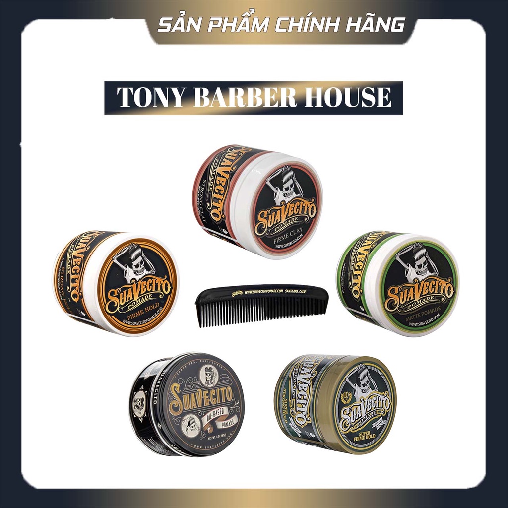 Sáp vuốt tóc Suavecito Pomade Chính Hãng 88ml - 118ml