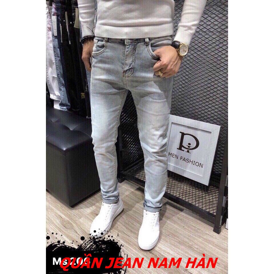 QUẦN JEAN NAM HÀN XANH BẠC H.252 5678