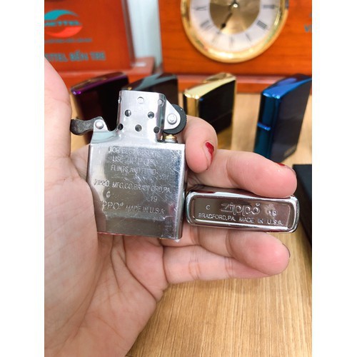 VỎ BẬT LỬA ZIPPO CÁC LOẠI TRƠN BÓNG-TỰ CHỌN MÀU