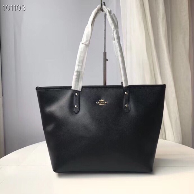 TÚI COACH BLACK CITY ZIP TOTE