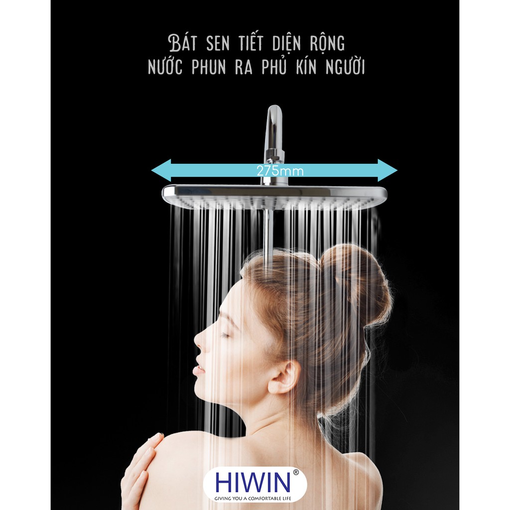 Vòi hoa sen đa năng tích hợp 3 đầu vòi Hiwin KF-122 cao cấp