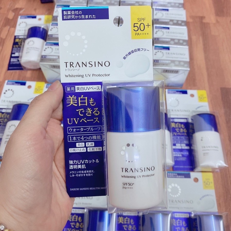 (MẪU MỚI 2020) KEM DƯỠNG NGÀY - CHỐNG NẮNG TRANSINO WHITENING DAY PROTECTOR SPF 50 PA+++ NỘI ĐỊA NHẬT 30ML