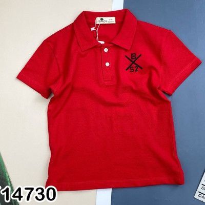 ÁO THUN POLO TRƠN SIZE ĐẠI CHO BÉ TRAI 19-50KG - BIGBABYSHOP