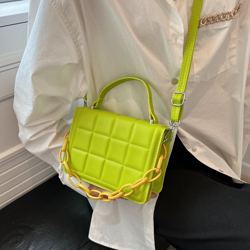 Túi Đeo Chéo Hình Vuông Nhỏ Nhắn Phối Màu Tương Phản Thời Trang Cho Nữ NB00111 2022