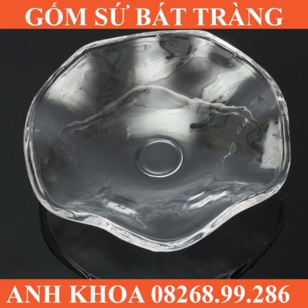 Đĩa thuỷ tinh dùng cho đèn xông thuỷ tinh hoặc đèn sứ Bát Tràng nha! - Gốm sứ Bát Tràng Anh Khoa