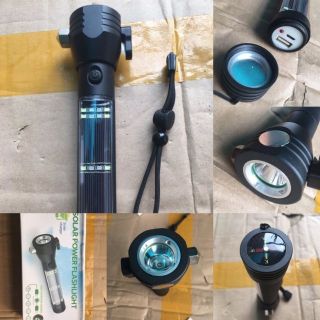 Đèn pin Police 11 chức năng Solar Power Flashlight