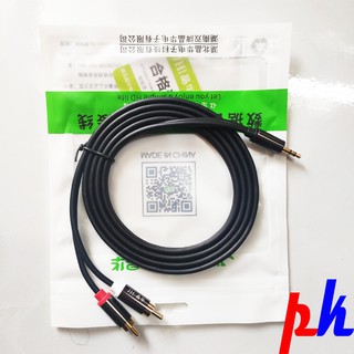 Jack 2 AV sang 3.5 dương, 2 RCA sang 3.5 dương JH35DRCA