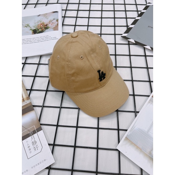 [CHÍNH HÃNG ] NÓN MLB ROOKIE CAP LA DODGERS NÂU LOGO NY ĐEN - UNISEX NAM NỮ