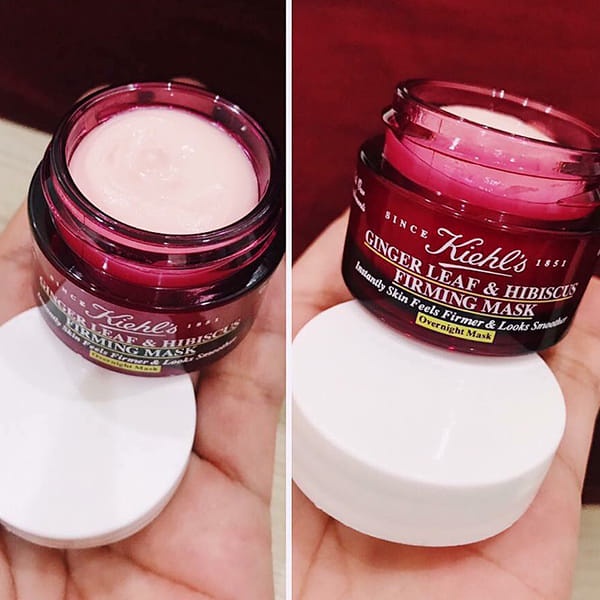 Mặt nạ ngủ gừng Kiehls Ginger Leaf &amp; Hibiscus Firming Mask 14ml
