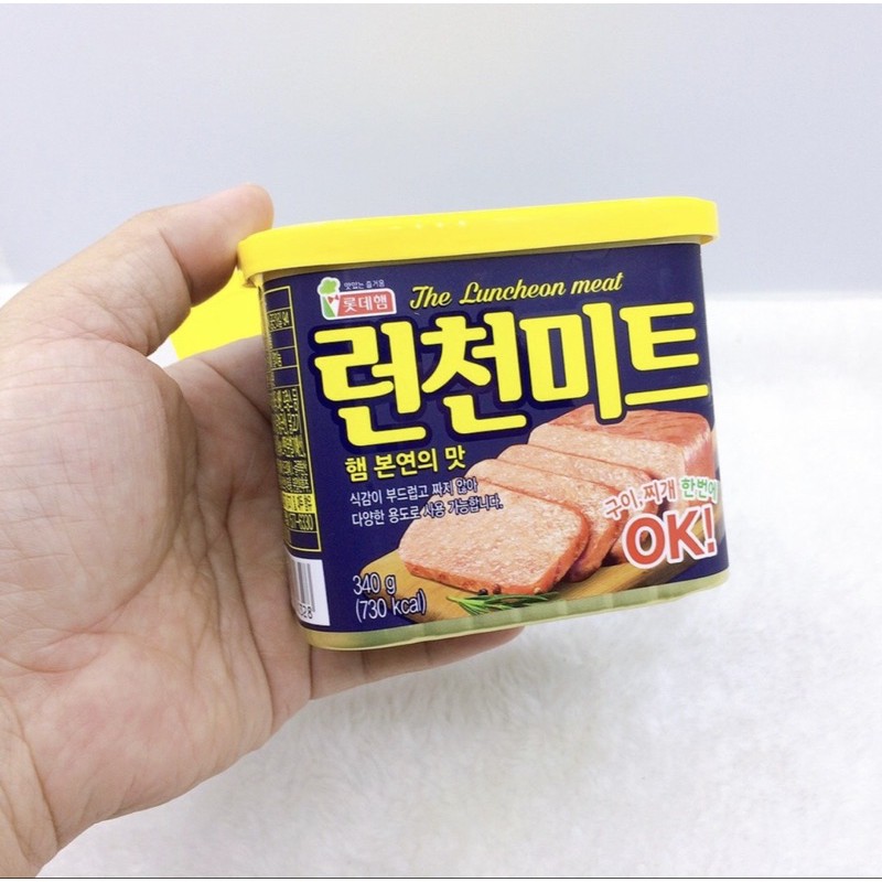 01 hộp x 340g Thịt Spam The Luncheon Meat Hàn Quốc.