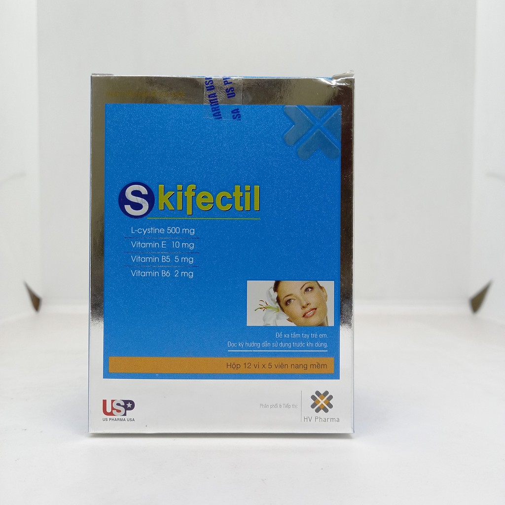 Skifectil hộp 60 viên - Viên uống đẹp da, ngăn ngừa lão hóa