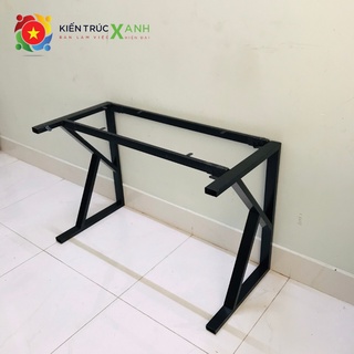 Khung k sắt hộp 20x40, kích thước 48x108cm cao 73cm, khung bàn sắt, khung bàn văn phòng, khung bàn, khung chữ k đen