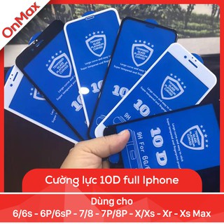 Kính cường lực 10d full màn hình cho iphone