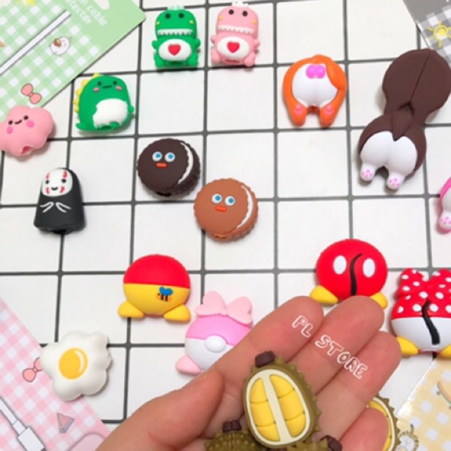 Bọc đầu dây sạc bảo vệ cáp sạc cartoon (mẫu mới) | BigBuy360 - bigbuy360.vn