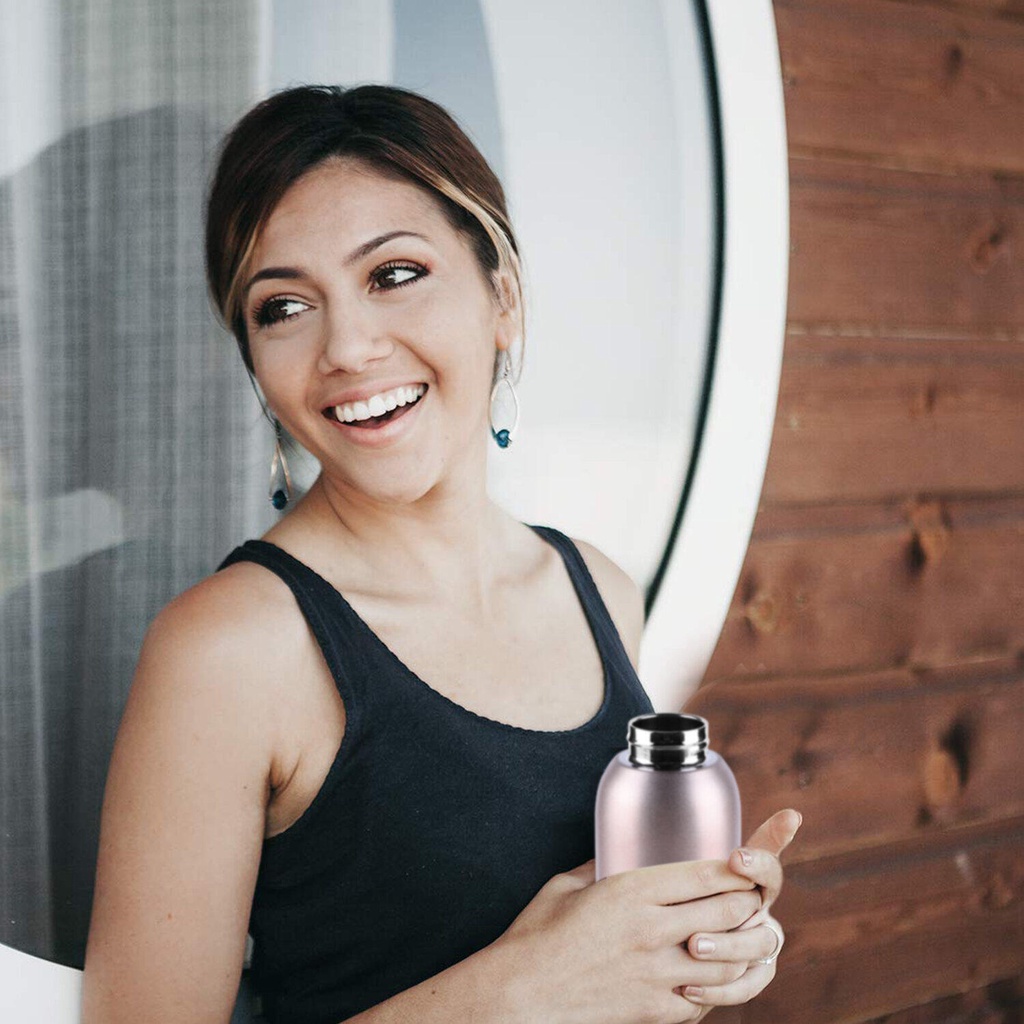 Cà Phê Mini Thời Trang Bình Giữ Nhiệt Bằng Thép Không Gỉ Đáng Yêu Bình Nước Du Lịch Dễ Mang Theo Barlow Store