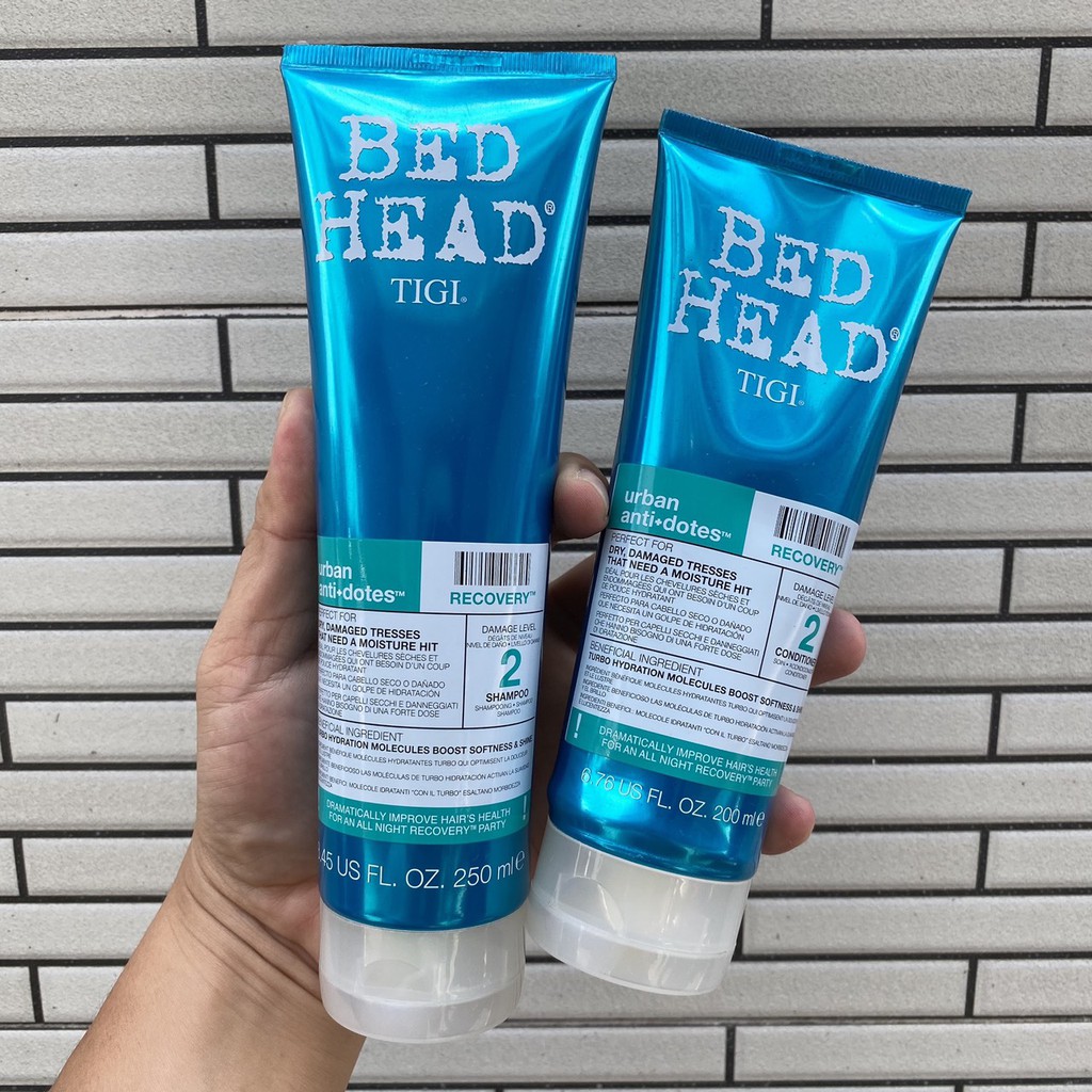 Dầu gội phục hồi tóc TIGI BED HEAD Recovery Moisture Rush Shampoo 400ml ( New 2021 )