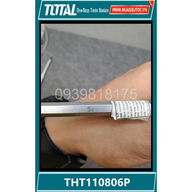 Tua Vít Dẹp 8x150mm Total THTGTS8150