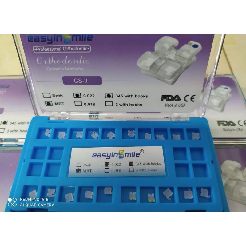 Mắc cài sứ thế hệ thứ 2, cắt CNC, hàng chính hãng mỹ