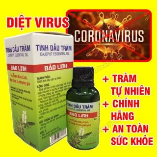 Tinh dầu tràm huế nguyên chất 100% bảo linh 30ml - không kích ứng da
