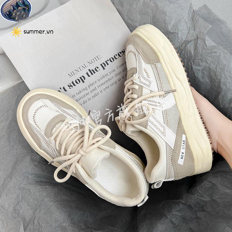 Giày Thể Thao Đế Dày Phong Cách Hàn Quốc Thời Trang Mới 2022 Cho Nữ