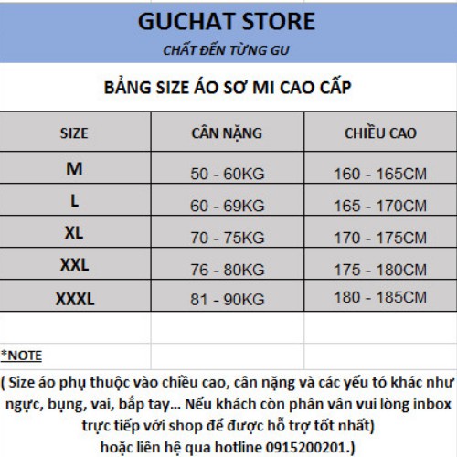 Áo Sơ Mi Nam Kẻ Sọc GU CHẤT Tay DàI, Chất Vải Cotton Cao Cấp, Mềm Mịn, Form Chuẩn - GUSM16