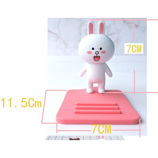 Giá Đỡ Điện Thoại Siêu Dễ Thương Vũ Khí Selfie Hình Thỏ Cony, Gấu Brown - Có thể chọn mẫu | BigBuy360 - bigbuy360.vn