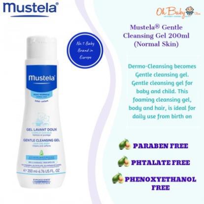 Sữa Tắm Gội Da Thường Mustela Gentle Cleansing Gel