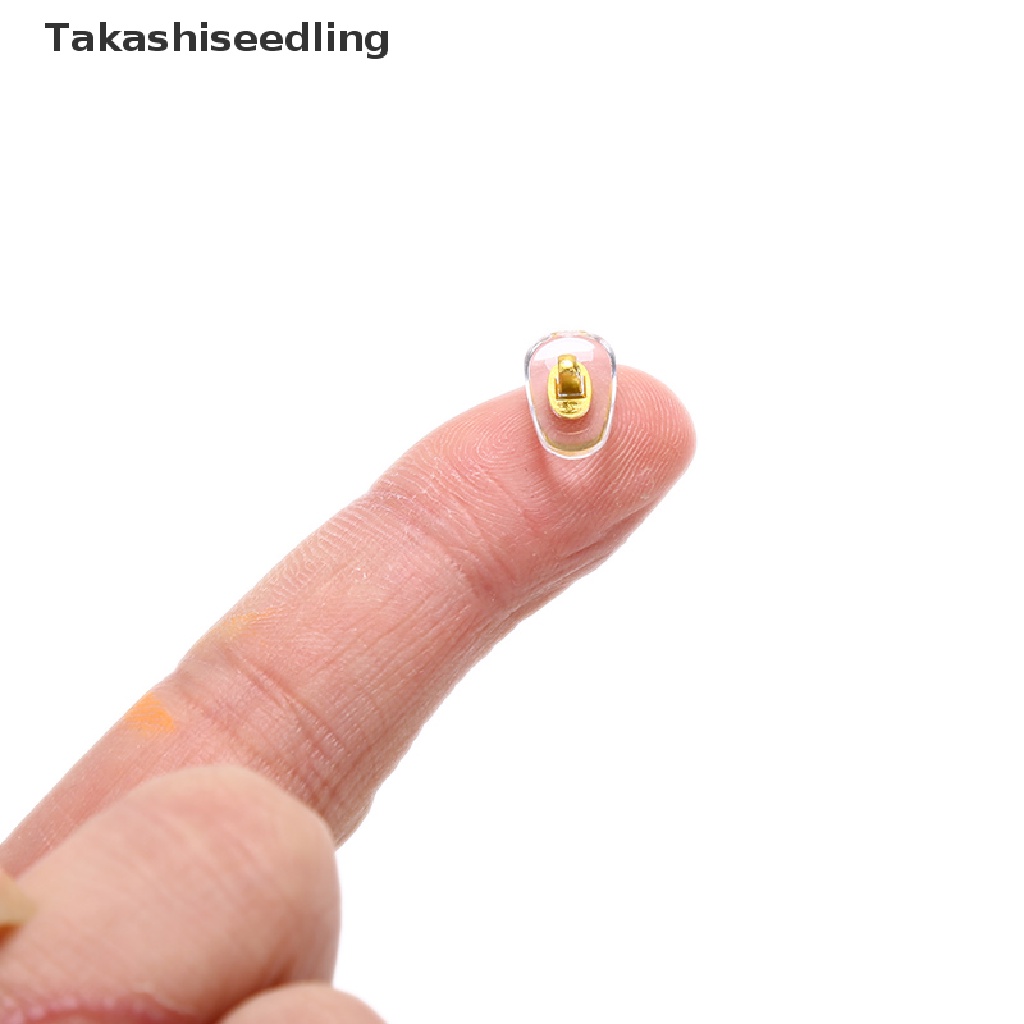 10 cặp đệm mũi bằng silicon chống trượt cho mắt kính