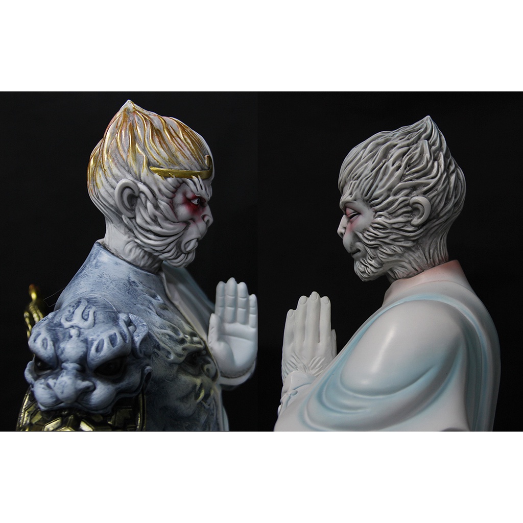 Mô hình Tôn Ngộ Không Tề Thiên Đại Thánh 2 mặt Thiện Ác 27cm - Tây Du Ký