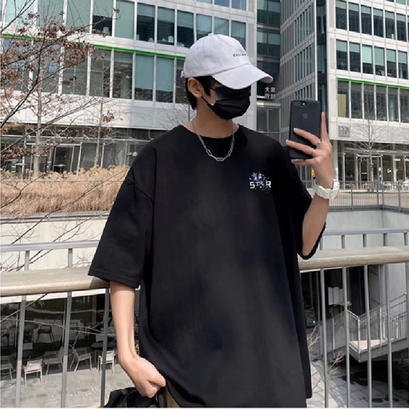 Áo Thun Tay Ngắn Dáng Rộng In Chữ Phong Cách Hip Hop Thời Trang Mùa Hè Cho Nam Và Nữ size M-5XL