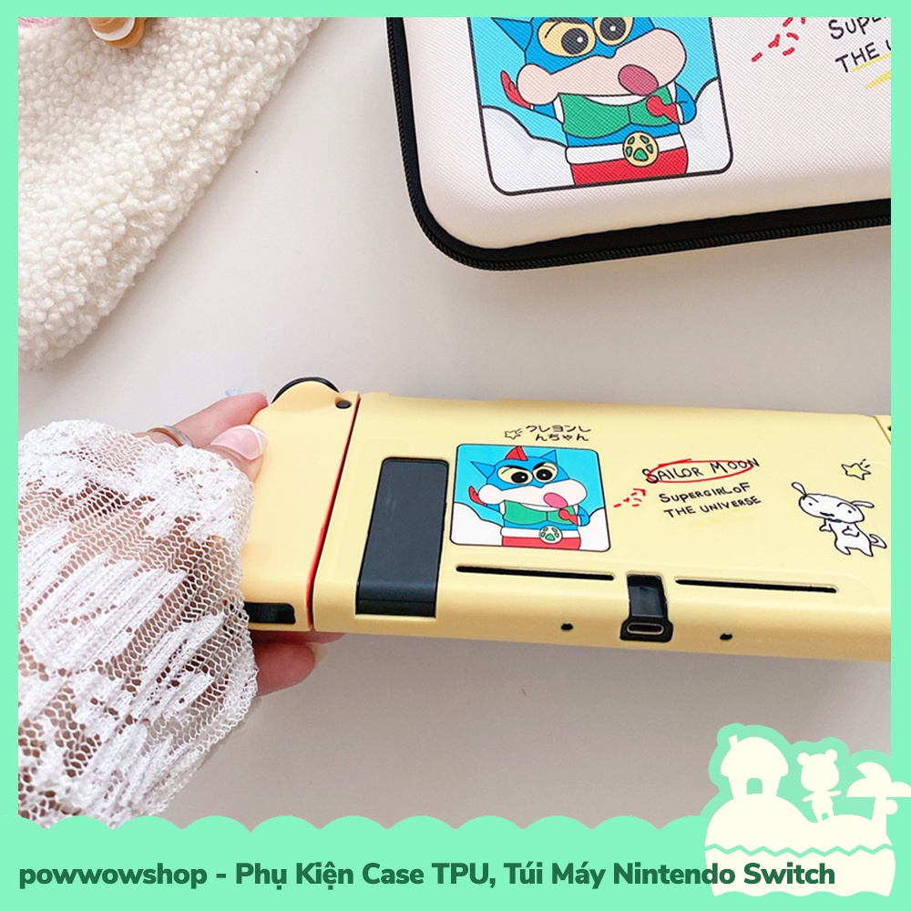 [Sẵn VN - Hỏa Tốc] Phụ Kiện Case Ốp TPU Dẻo, Túi Đựng Máy Cho Máy Game Cầm Tay Nintendo Switch Cute Shin