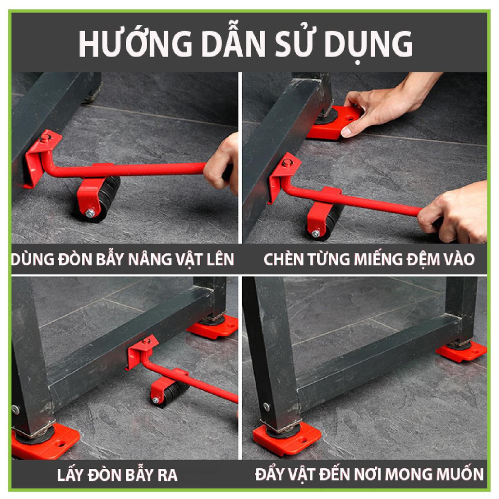 Dụng cụ nâng và hỗ trợ di chuyển đồ đạc thông minh