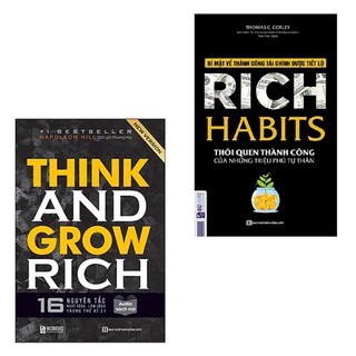 Sách - Combo 2 Cuốn Think and Grow Rich+Rich Habit