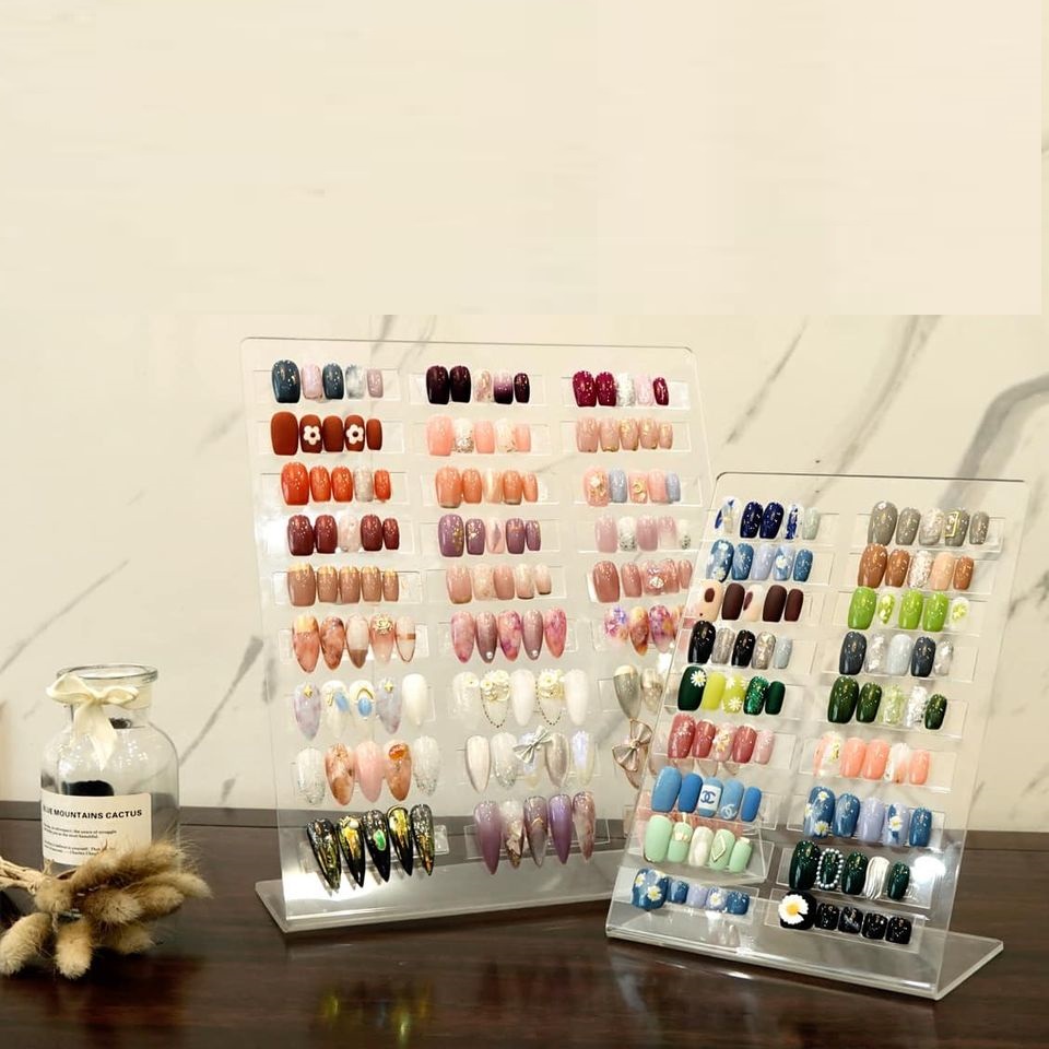 Khung Trưng Bày móng mẫu mica  - bảng bày móng nail