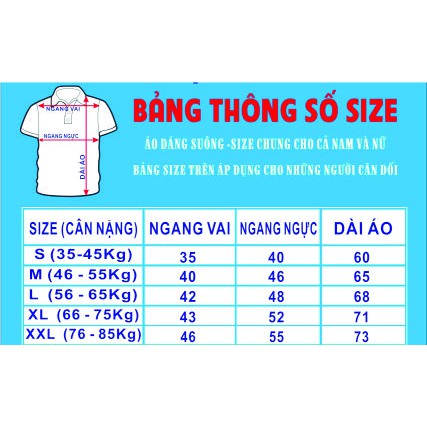 [ CHẤT LƯỢNG ] ÁO THUN POLO IC TRƠN CAO CẤP size Nam Nữ