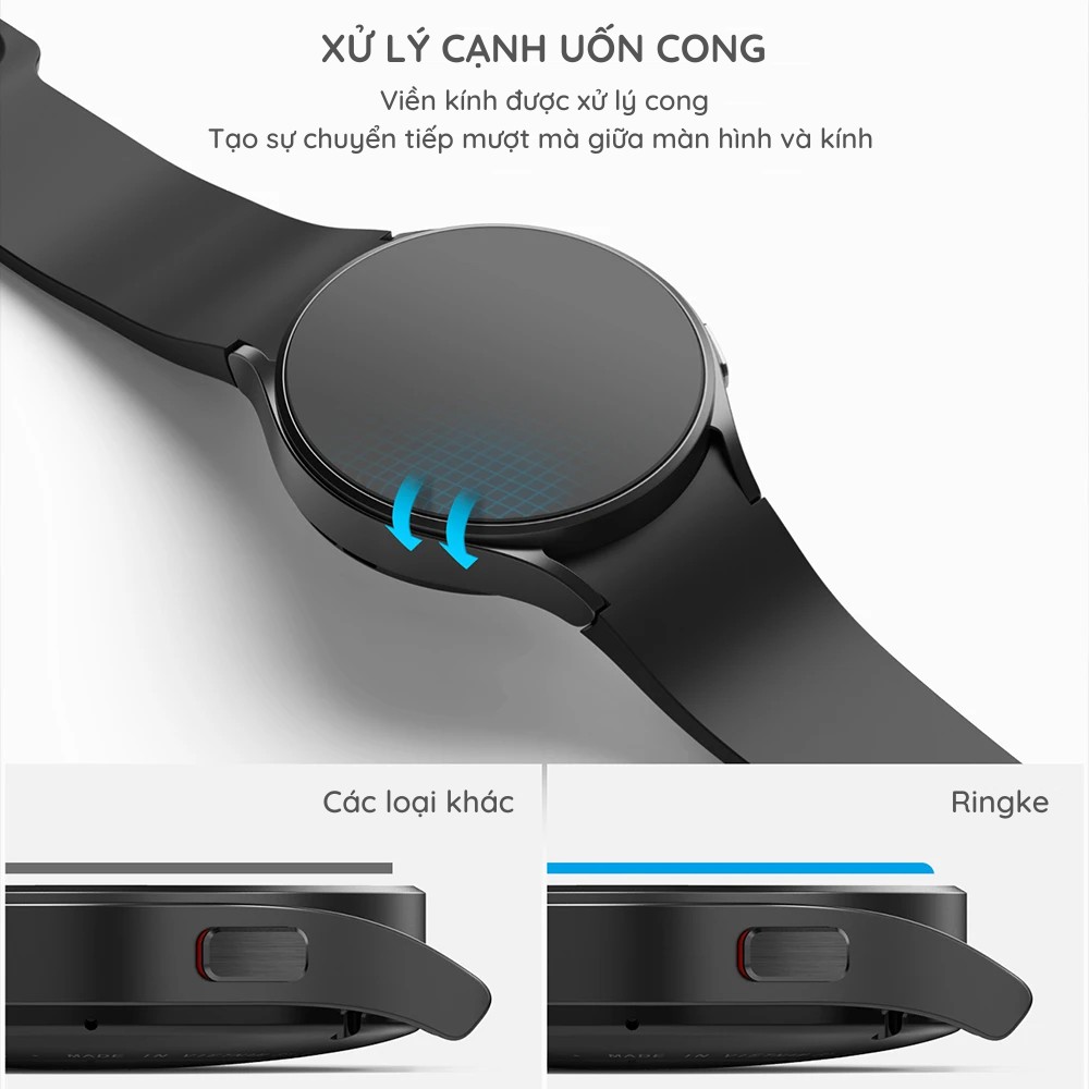 Kính cường lực ID Glass dành cho Galaxy Watch 4 - Ringke