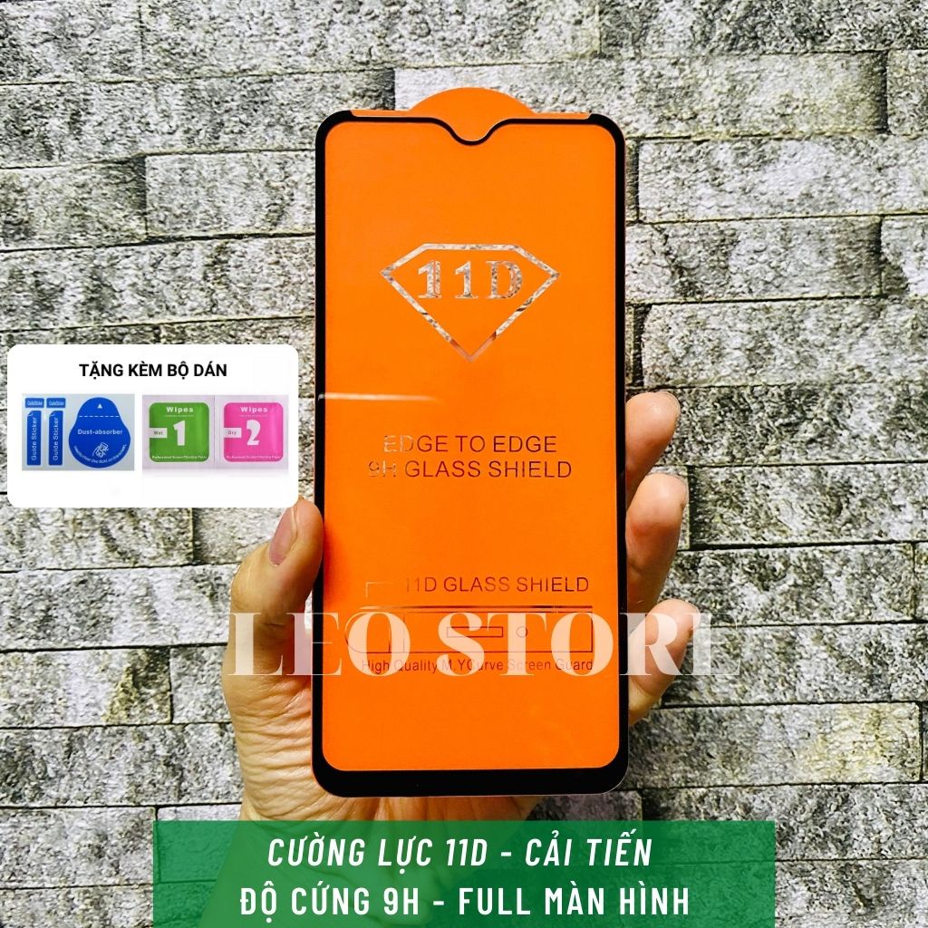 Kính cường lực Oppo A5 2020/A5s Full màn cao cấp 🎁Quà Tặng 🎁 Lướt siêu mượt Độ trong suốt cao Rõ nét - Độ cứng 21H