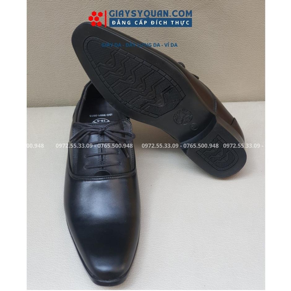 Giày tây nam da bò màu đen PN15