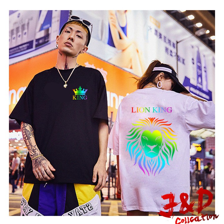 ÁO THUN PHẢN QUANG 7 MÀU LION NAM NỮ