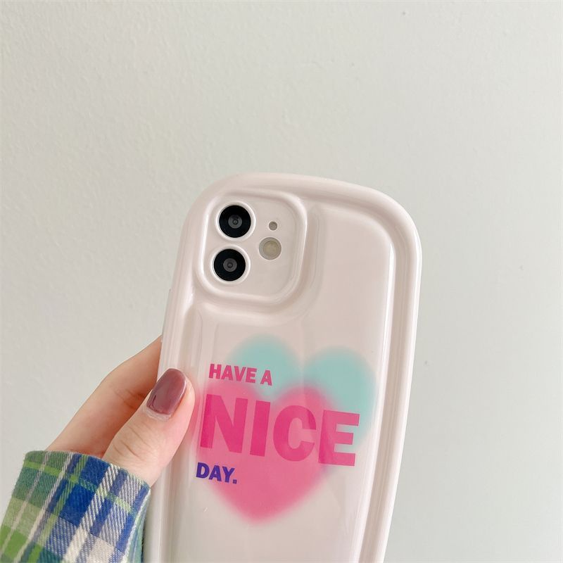 Ốp Điện Thoại In Hình Trái Tim Đơn Giản Cho iPhone 12 13 11 Pro Max X Xs Max Xr