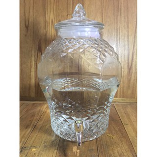 BÌNH THỦY TINH NGÂM RƯỢU SÂM 10 lít