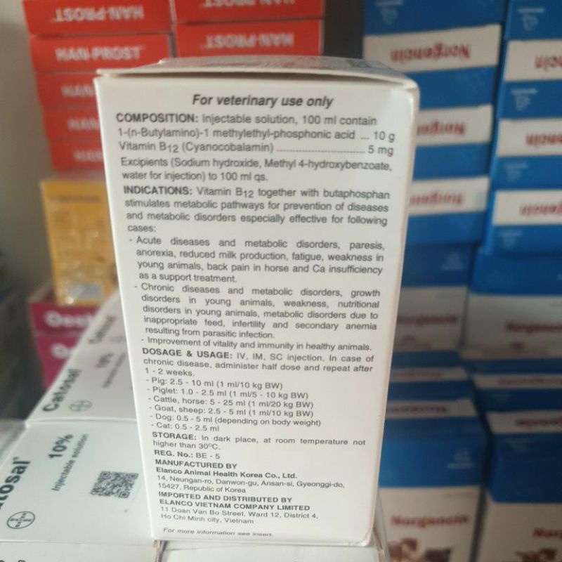 (dòng cao cấp) 100 ml catosal 10%bổ sung dưỡng chất tổng hợp cho vật nuôi