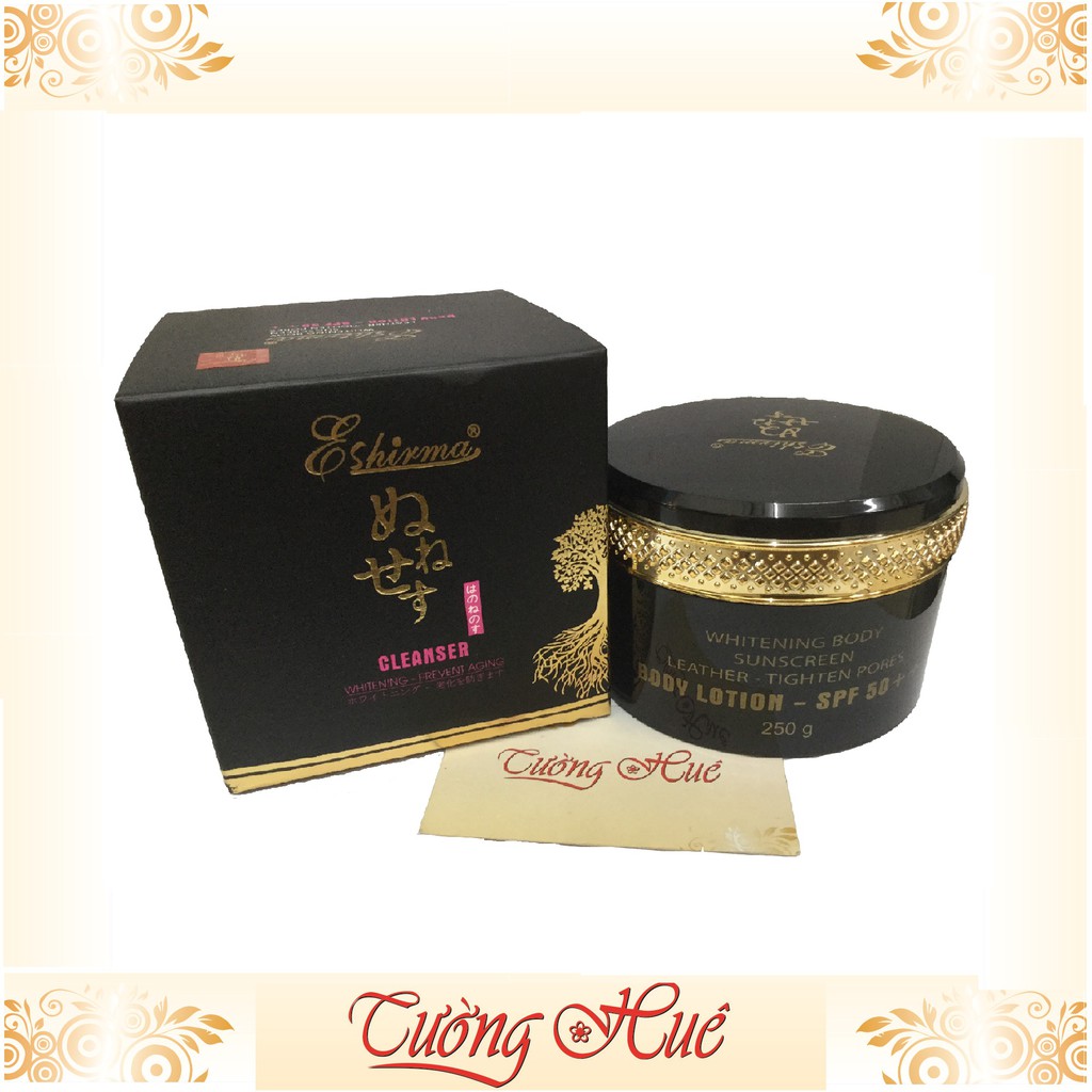 Kem dưỡng trắng, chống nắng toàn thân Eshirma - 250ml
