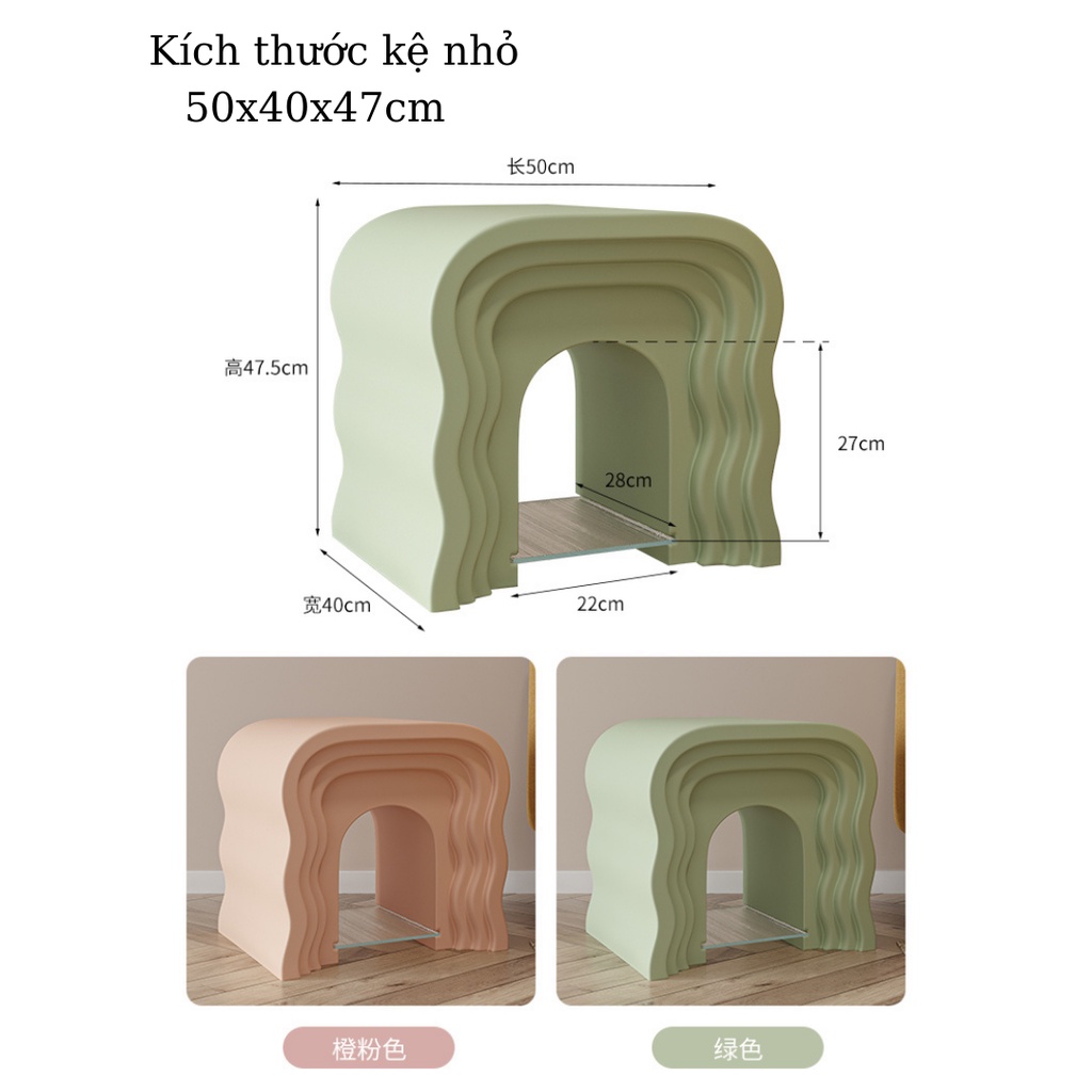 Kệ/tủ đầu giường, bàn cà phê nhỏ phong cách Châu Âu, decor Forher.since1998