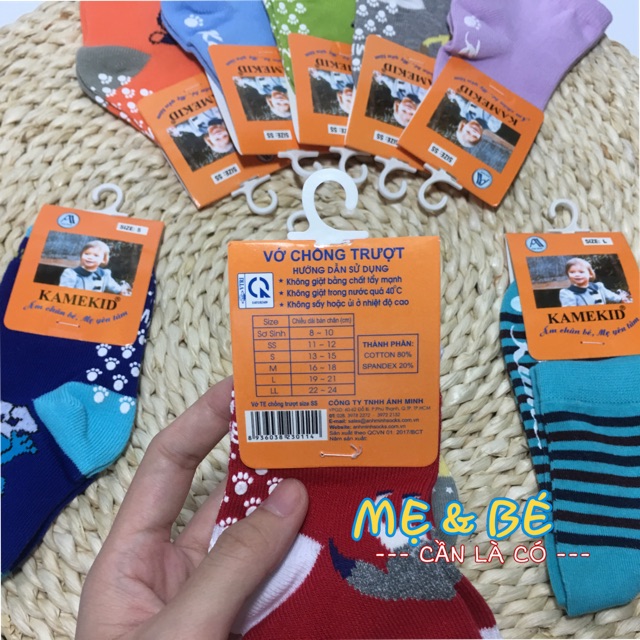 VỚ CHÂN CHO BÉ CÓ CHỐNG TRƯỢT 5 THÁNG-10 TUỔI