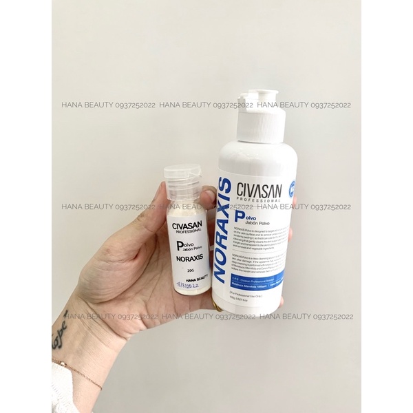 Sữa rửa mặt Tẩy da chết Civasan Enzyme Noraxis Polvo